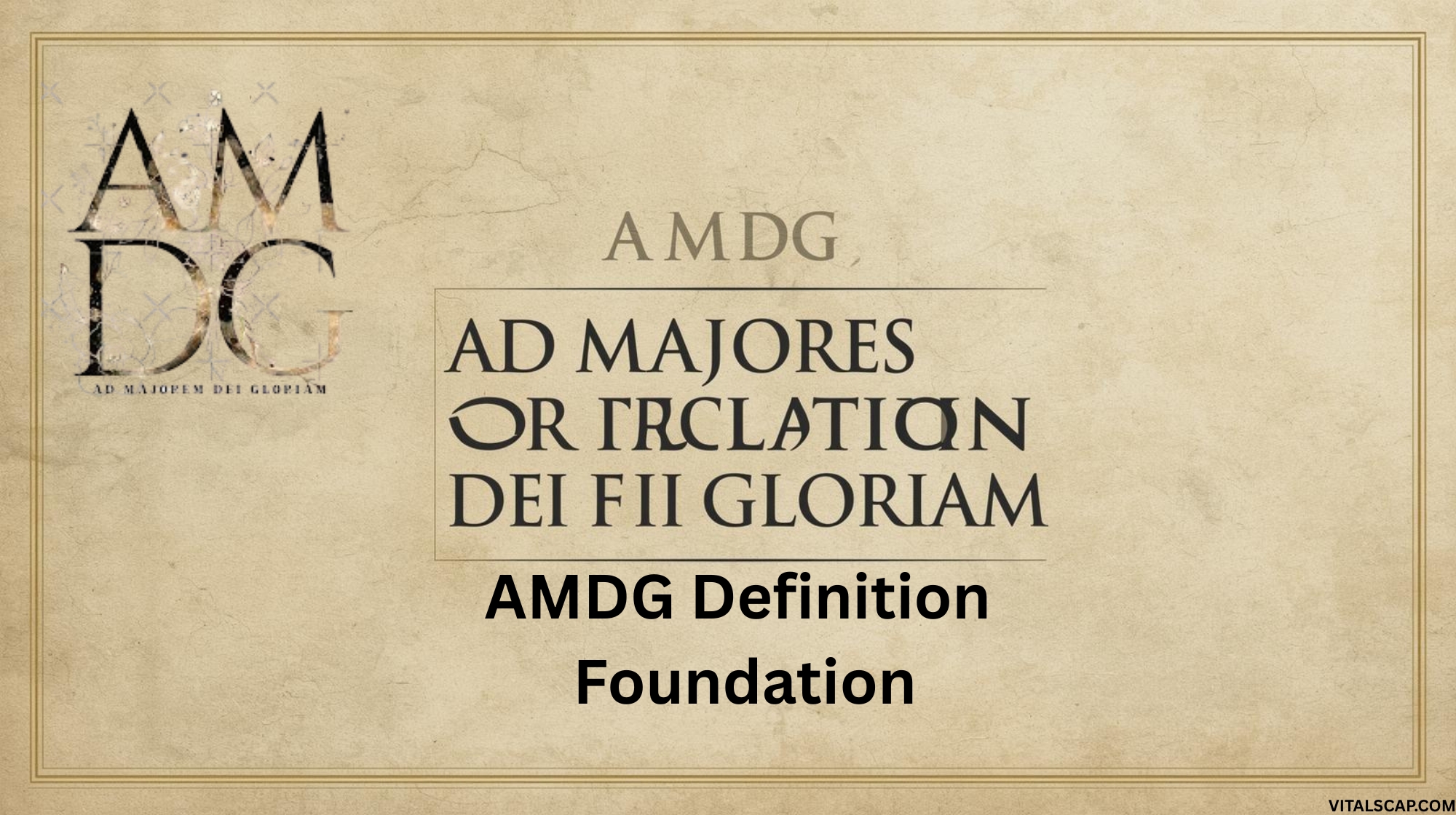 AMDG Definition Foundation