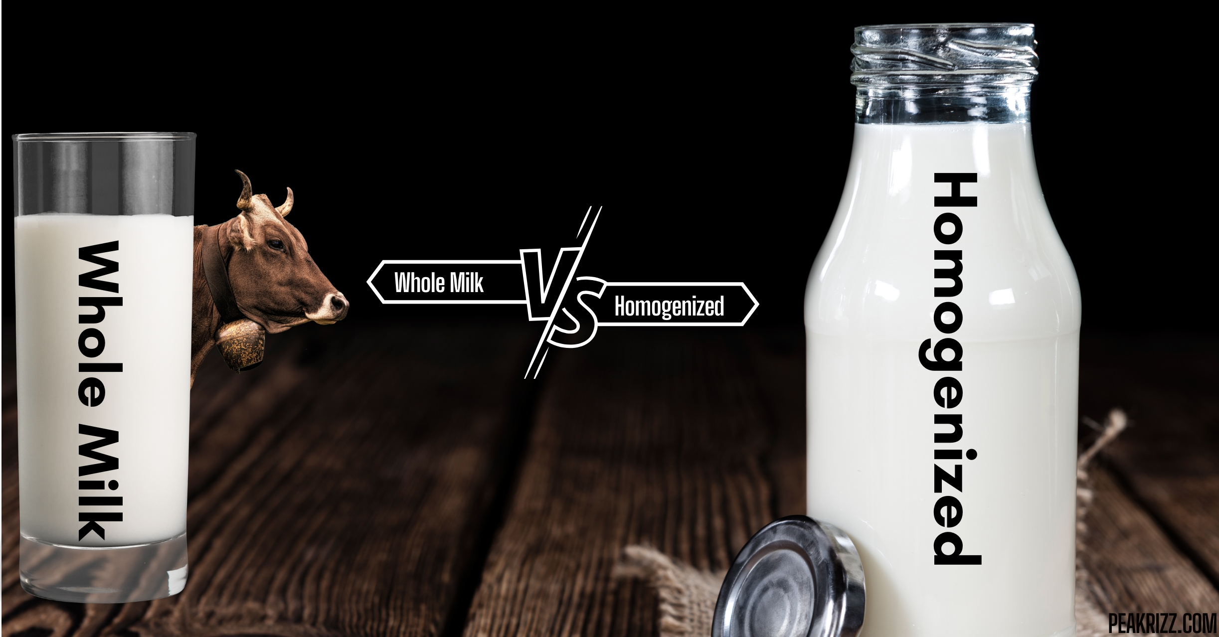 Homogenized Milk vs. Whole Milk Homogenized Milk vs. Whole Milk